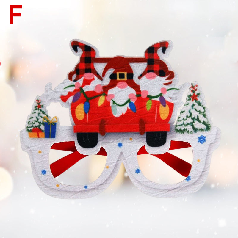 Glittering Christmas Glasses Frames
