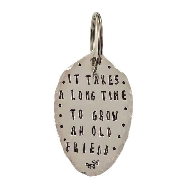 Leaf Carved Keychain