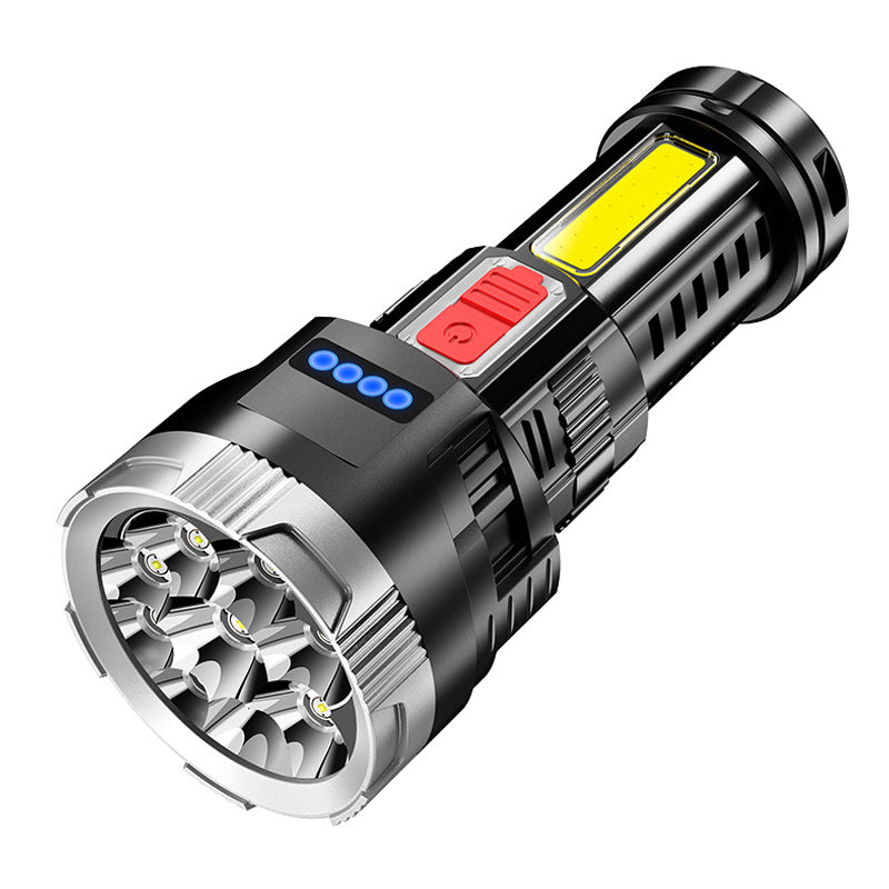 Side Light Multifunctional Strong Light Flashlight Outdoor